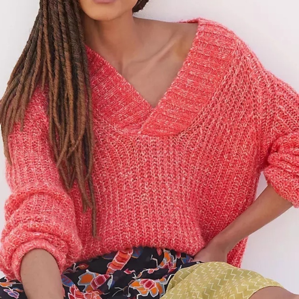 Anthropologie Honore Ribbed Sweater